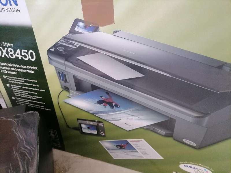 New Epson Stylus DX8450 Inkjet A4 5760 x 1440 DPI 32 ppm(Cartridges not incl)