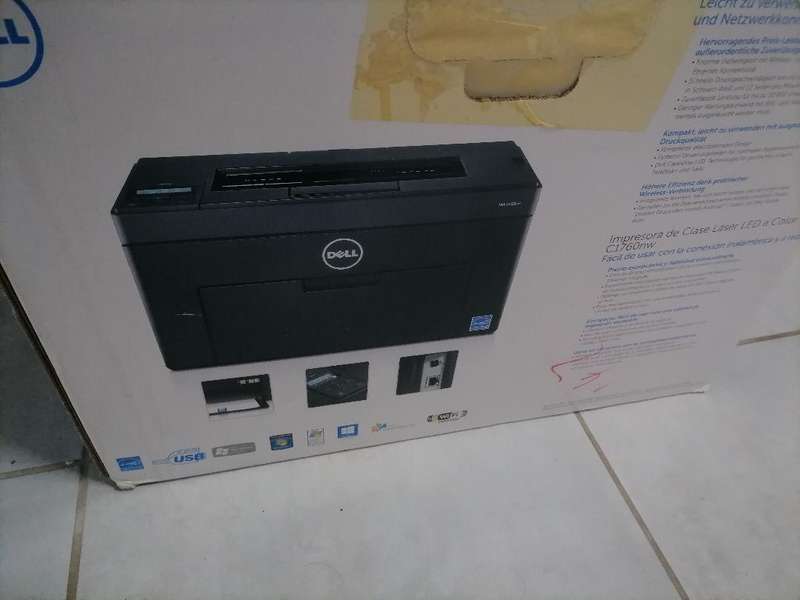 Dell C1760 Colour Laser Printer with Toners