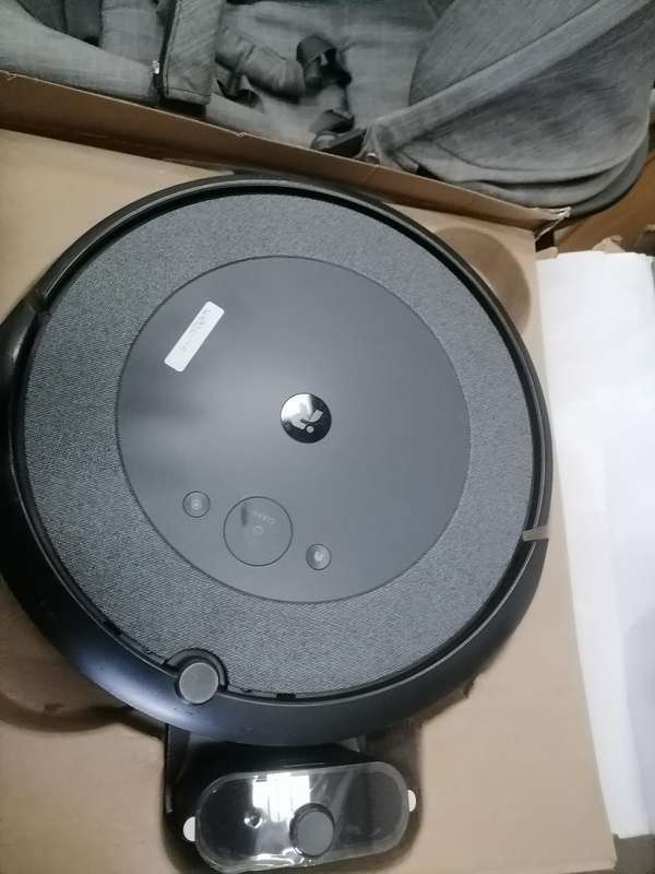 Roomba® i3 EVO Robot Vacuum in box wih attachment in box