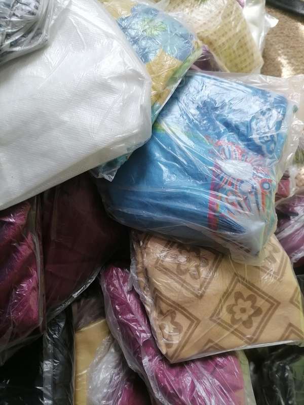 Large lot of mixed pillow cases from storage