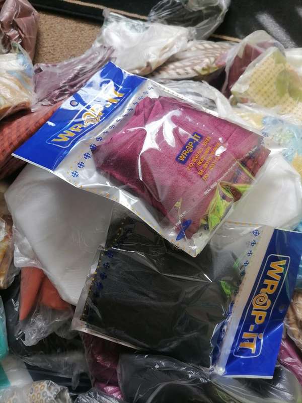 Large lot of mixed pillow cases from storage
