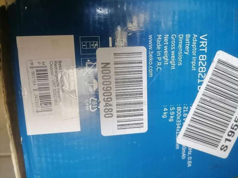 BEKO VACUUM CLEANER HAND STICK RECHARGEABLE