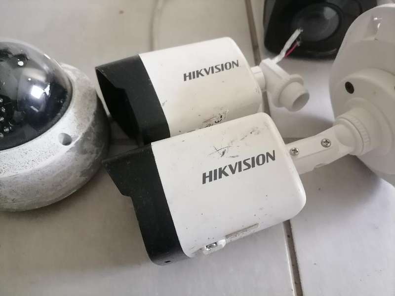 Lot of CCTV cameras