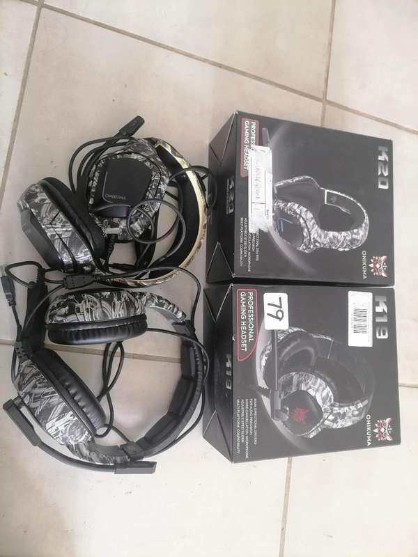 2 X ONIKUMA Wired Headset
