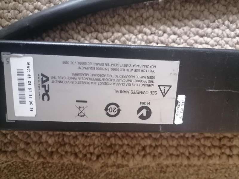 APC AP8953 PDU Rack