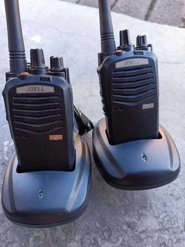 2 Bell radios without charger unit