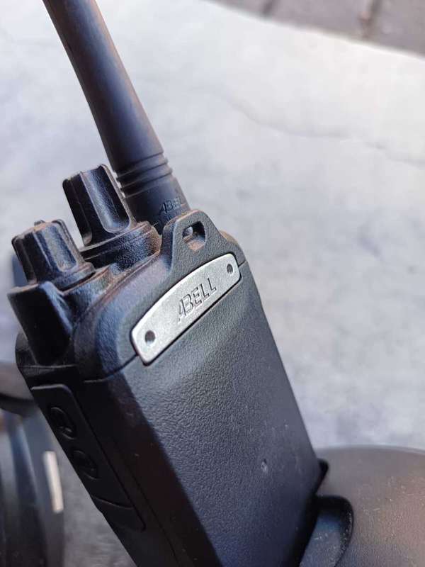 2 Bell radios without charger unit