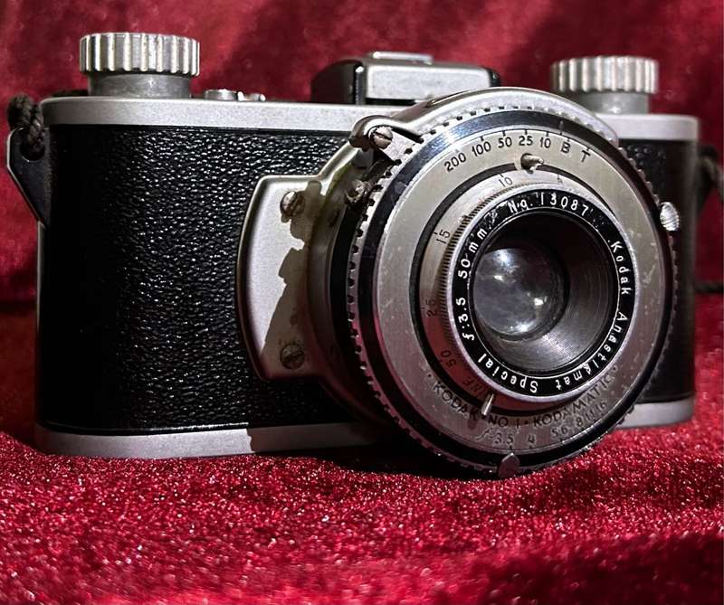 Vintage Camera Kodak 35 Rangefinder Camera with Lens for 135 (35mm) Film