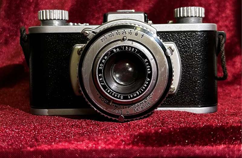Vintage Camera Kodak 35 Rangefinder Camera with Lens for 135 (35mm) Film