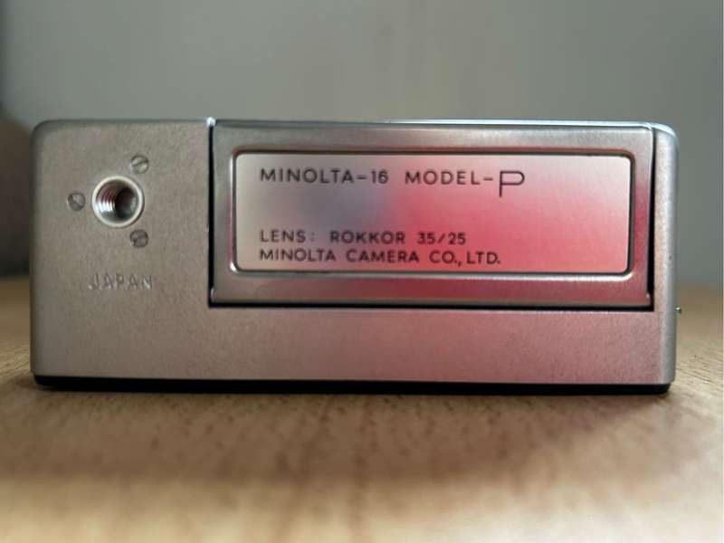 Minolta 16 Model P Camera Rokkor 35/25 Lens Japan VINTAGE