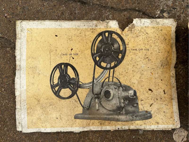 Rare Vintage Pathescope Gem 9.5mm Cine Film Projector Art Deco Design Untested 2