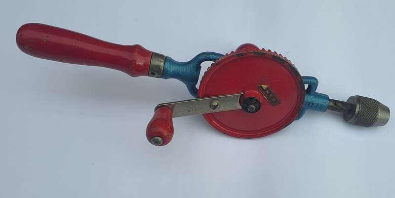 Vintage Boker Hand Crank Drill (Egg Beater Style) - Excellent Condition