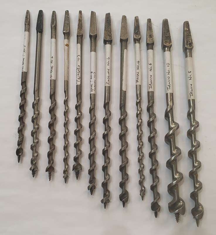 Auger Drill Bits  Mixed Set of 12