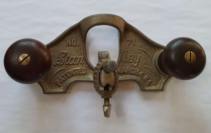 A True Vintage Stanley No. 71 Router Plane - A Real Gem From Early 1890's