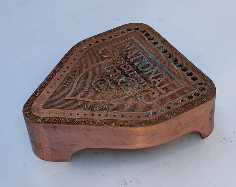Vintage Drill Bit Holder - From National Twist Drill & Tool Co., Detroit, USA