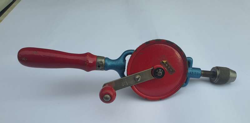 Vintage Boker Hand Crank Drill (Egg Beater Style) - Excellent Condition