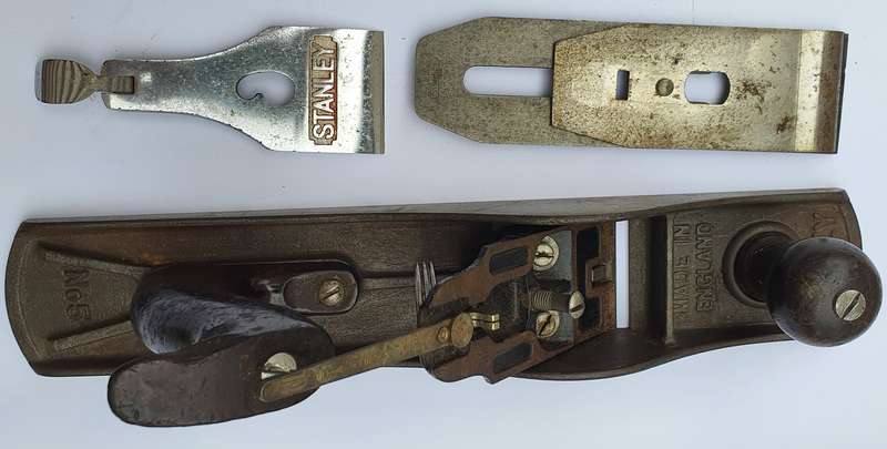 Vintage Stanley No. 5 Smoothing Plane  Made in England