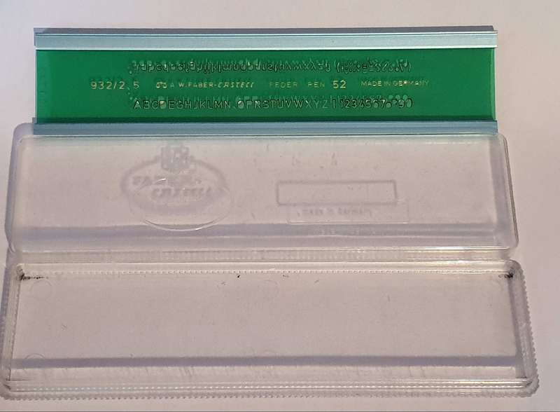 Faber-Castell Letter Stencil (Size 2.5)