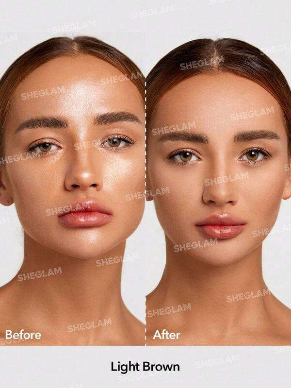 SHEGLAM Baked Glow Setting Powder - Light Brown