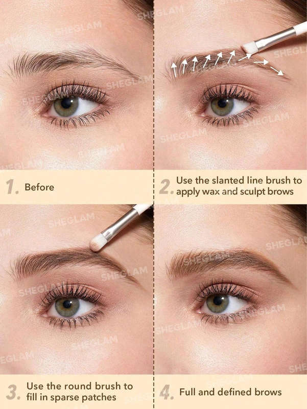 SHEGLAM Full-Filled Eyebrow Expert Palette - 102 Ash Brown