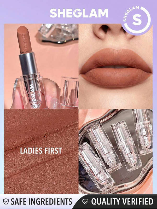SHEGLAM Cosmic Crystal Matte Lipstick - Ladies First