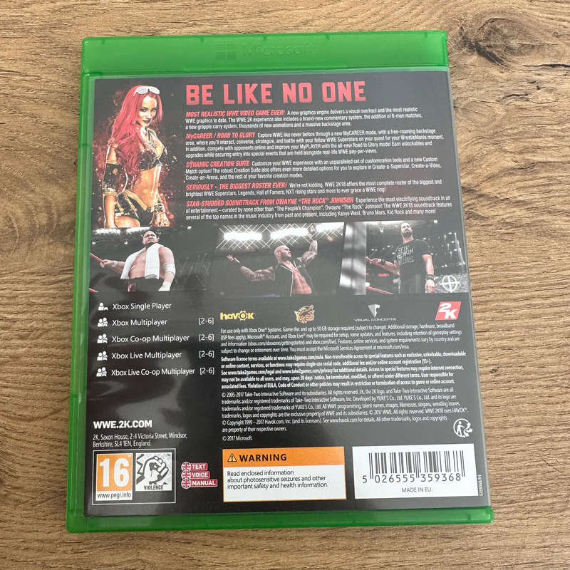 W2K18 - XBOX ONE