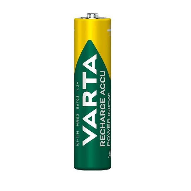 Varta Rechargeable AAA 800mAh Batteries 4 Pack
