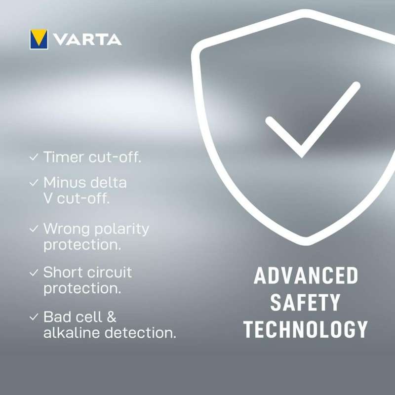 Varta LCD Multi Charger Upto 8 x AA/AAA