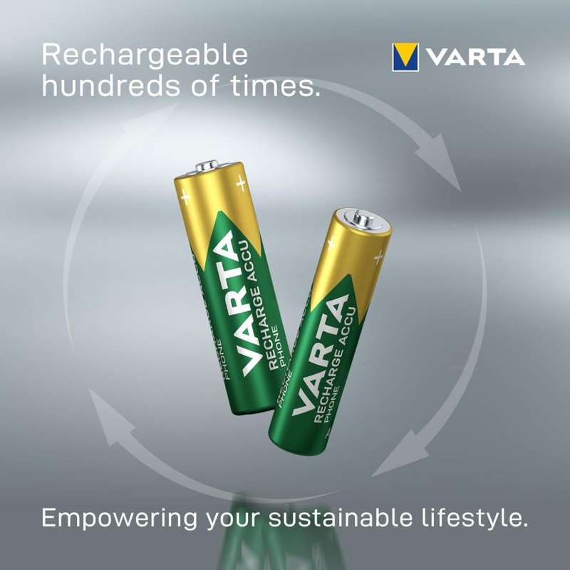 Varta Rechargeable AA 2100mAh Batteries 2 Pack