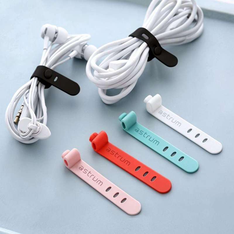 Silicone Cable Straps 10-Pack