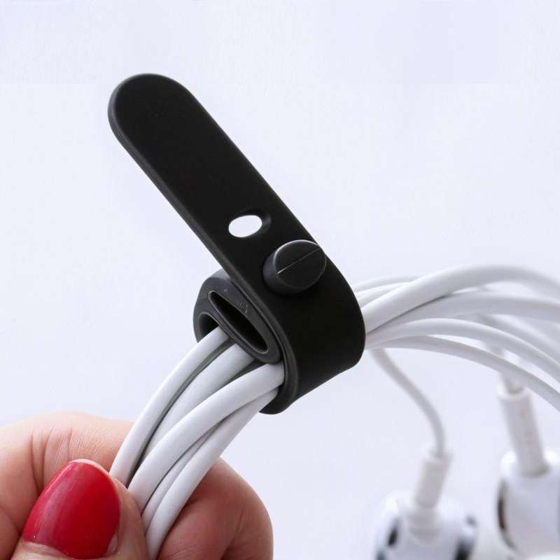 Silicone Cable Straps 10-Pack