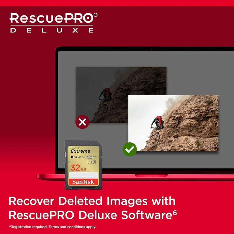 Sandisk Extreme 32GB SDHC Memory Card