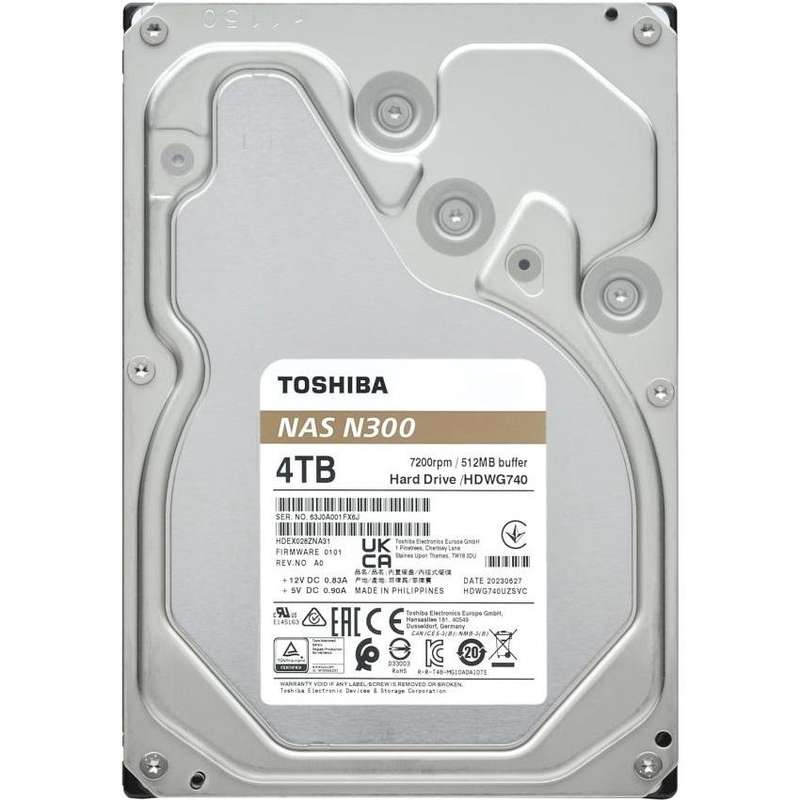 Toshiba 4TB 3.5` NAS Hard Drive
