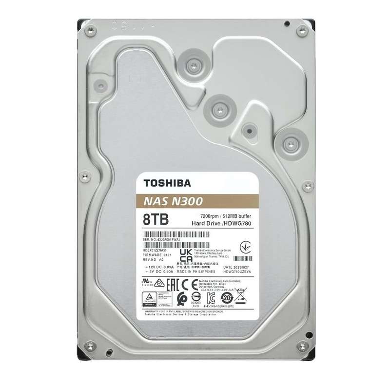 Toshiba 8TB 3.5` NAS Hard Drive
