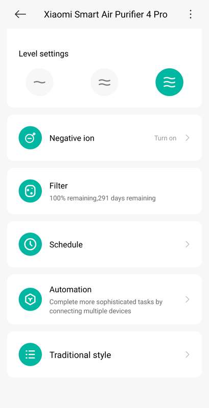 Xiaomi air purifier 4 pro