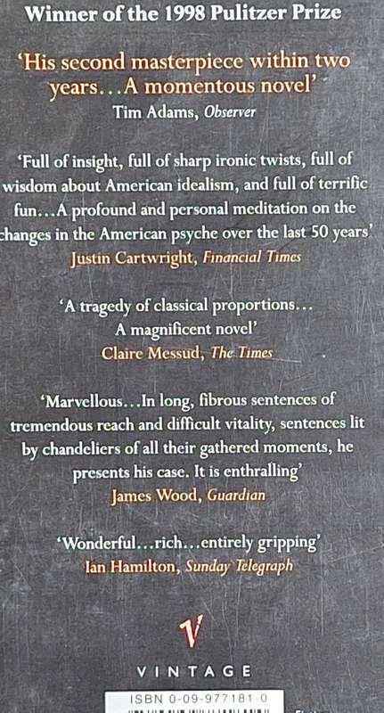 American Pastoral by Philip Roth Paperback