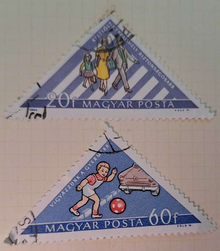 Hungary 1964 Road Safety 2 Used Hinged stamps