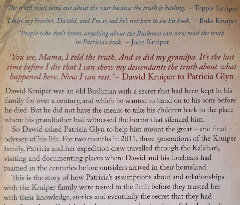 What Dawid Knew: A Journey with the Kruipers by Patricia Glyn Paperback SIGNED
