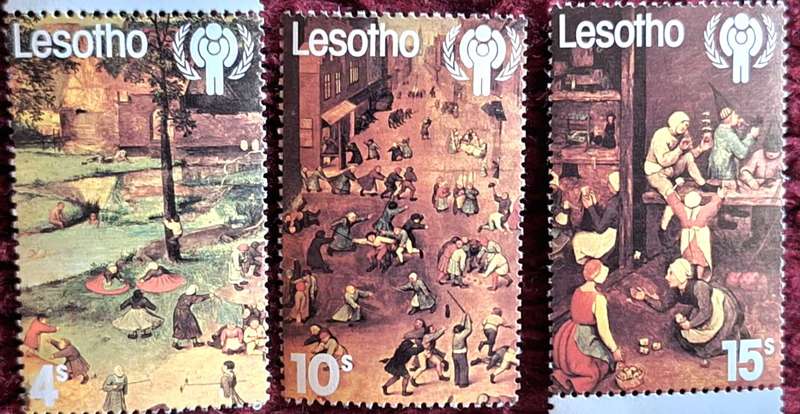 Lesotho 1980 Year of the Child Set of 3 Mint stamps