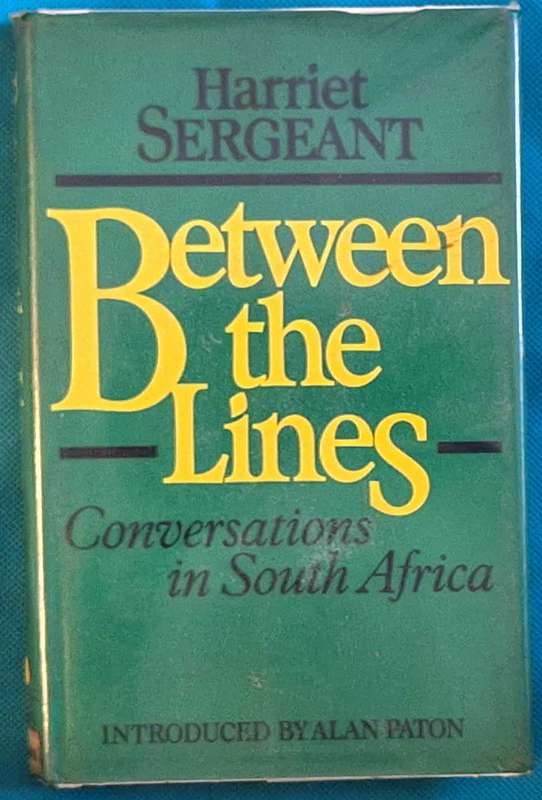 Between the  Lines by Harriet Sereant Hardcover 1982 ex Library