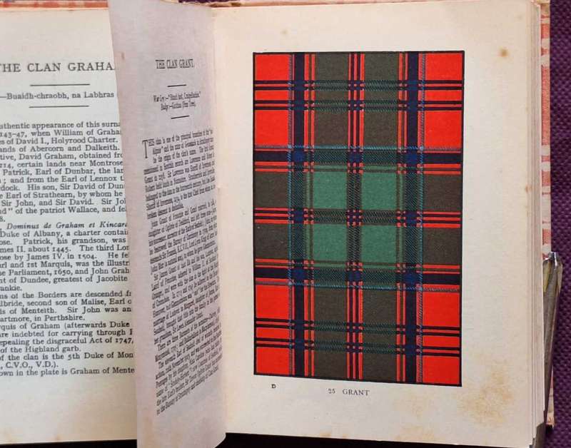The Scottish Clans and their Tartans Hardcover Twenty-Seventh Edition 1939
