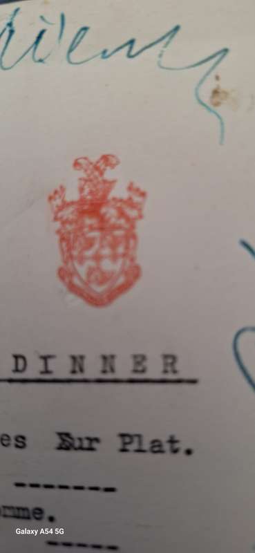 Dinner Menu Undated