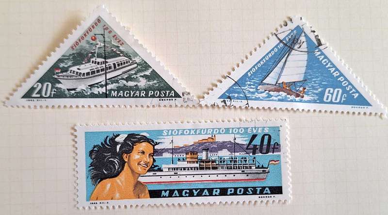 Hungary 1963 Siofok Resort Set of 3 Used Hinged stamps