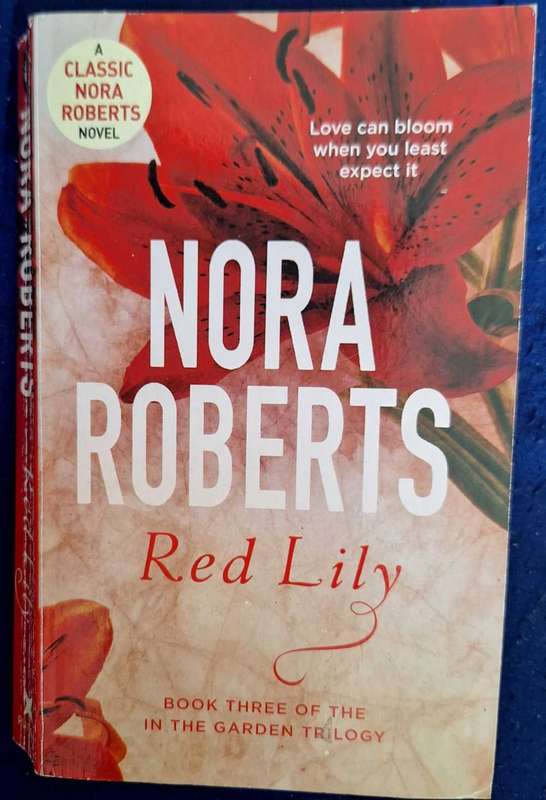 Red Lily by Nora Roberts Paperback Book Three of the In The Garden Trilogy