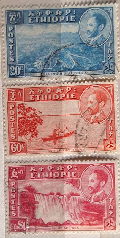 Ethiopia 1947 Pictorials 3 Used stamps