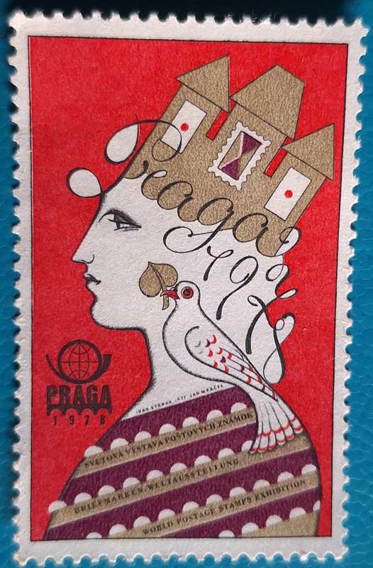 Czechoslovakia Promotional stamp World Exhibition of Postage Stamps PRAGUE 78