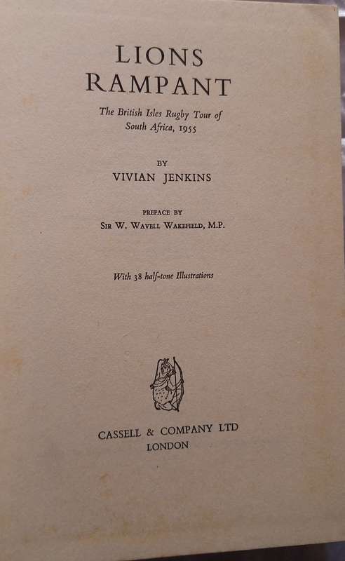 Lions Rampant by Vivian Jenkins Hardcover 1956