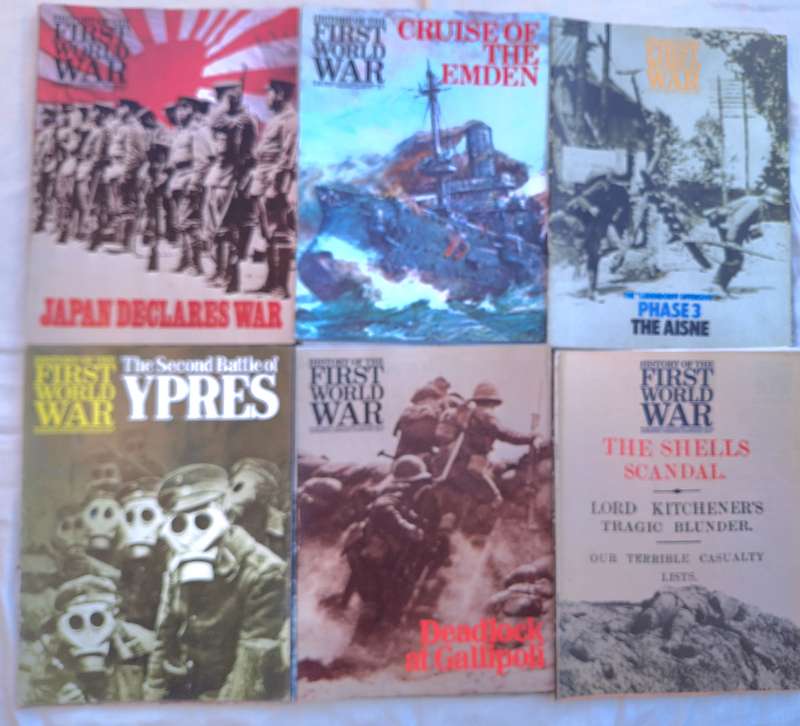 Purnell History of the First World War: Mixed Lot of 6 Magazines