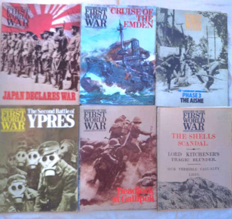 Purnell History of the First World War: Mixed Lot of 6 Magazines