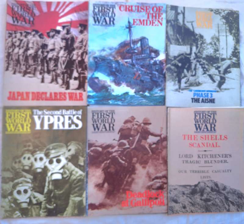 Purnell History of the First World War: Mixed Lot of 6 Magazines